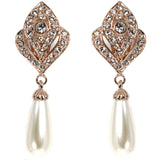 Drops - Dazzling Elegant Pearl Swarovski Drop