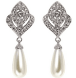 Drops - Dazzling Elegant Pearl Swarovski Drop