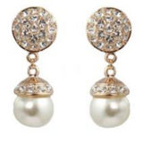 Drops - Double Swarovski Pearl Element Drop