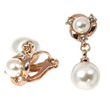 Drops - Elegant Double Pearl Crystal Drop