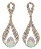 Drops - Renaissance Large Colored Crystals Chandelier Double Drop