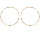 Hoops - Medium Simple Gold Hoop