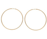 Hoops - Medium Simple Gold Hoop