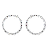 Hoops - Simple Silver Hoop