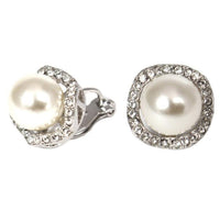 Studs - Classic Round Swarovski Crystal Pearl Stud