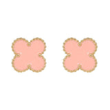 Studs - Colored Clover Stud