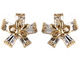 Studs - Colored Starred Bow Stud