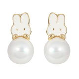 Studs - Happy Pearl Bunny Stud