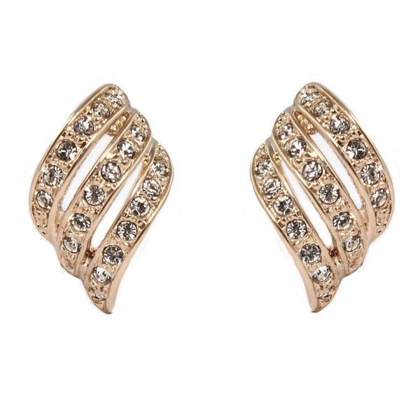 Studs - Radiant Stripe Swarovski Crystal Hoop