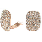 Studs - Radiant Swarovski Crystal Square Stud