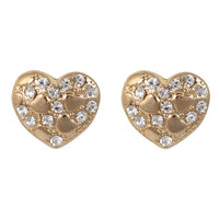 Studs - Studded Heart Swarovski Crystal Element Stud