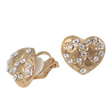 Studs - Studded Heart Swarovski Crystal Element Stud