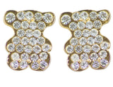 Studs - Swarovski Crystal Bear Stud